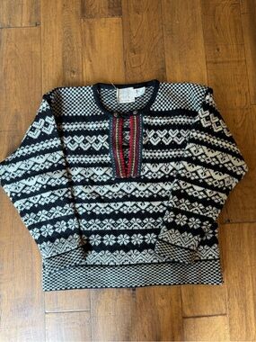 Susan Bristol 100% Wool Sweater